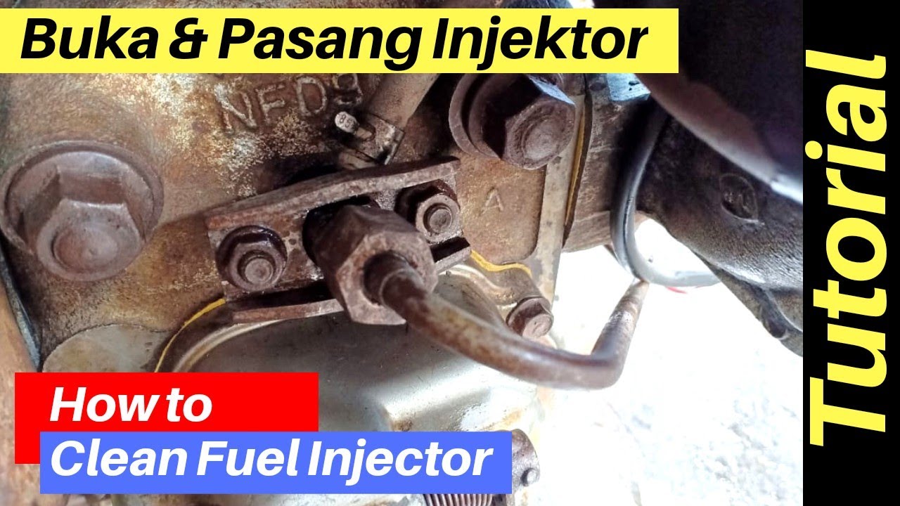 TUTORIAL Cara Mudah Bersihkan | Ganti Nozzle | Injektor Yanmar TF | How To Fuel Injector Cleaning