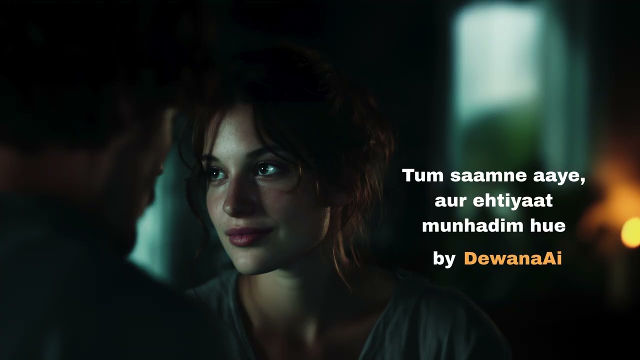 Tum Saamne Aaye, Aur Ehtiyaat Munhadim Hue | Romantic Urdu Song | DewanaAi