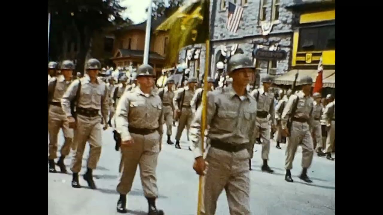 Massena NY Parade 1960  Eisenhower locks
