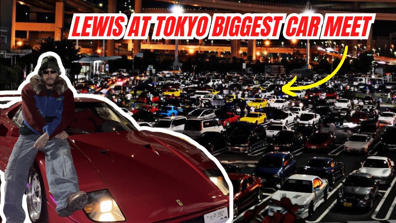 Lewis Hamilton SURPRISES Japanese Fans at Tokyo&rsquo;s Car Meet in a Ferrari F40