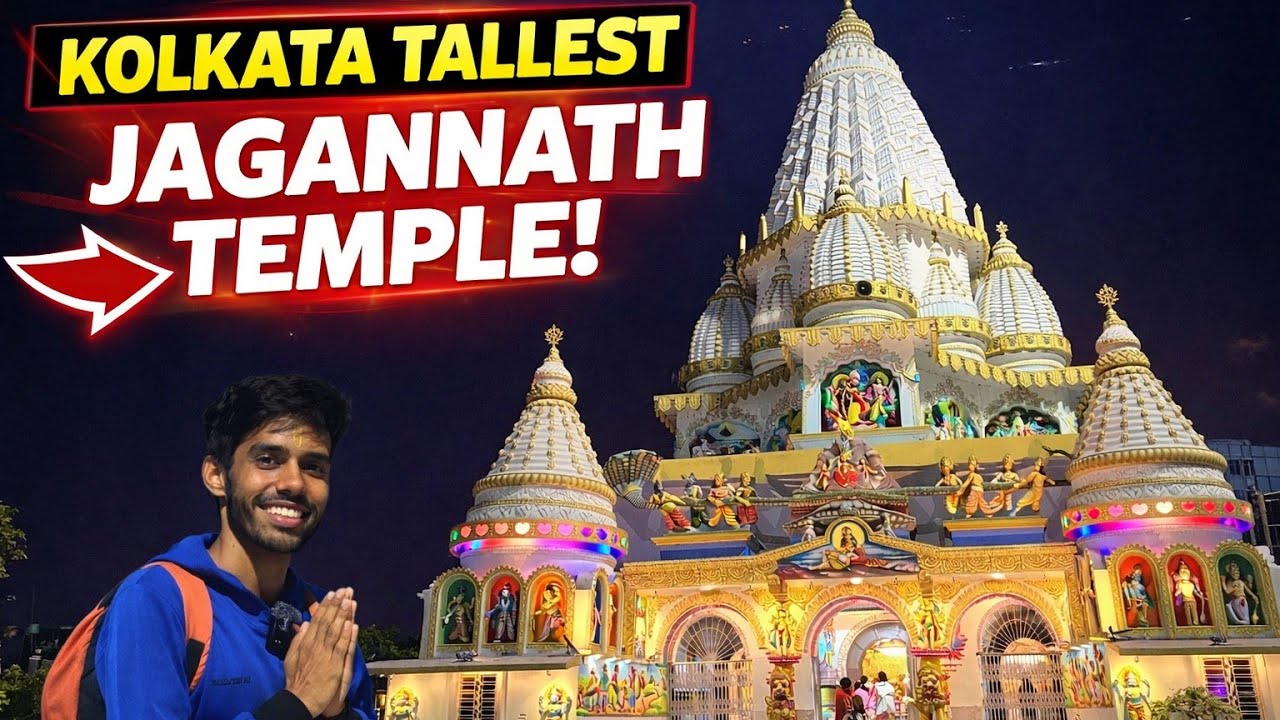 New Town Jagannath Temple 🚩Kolkata Full Tour | Yashvik Vlogs 21
