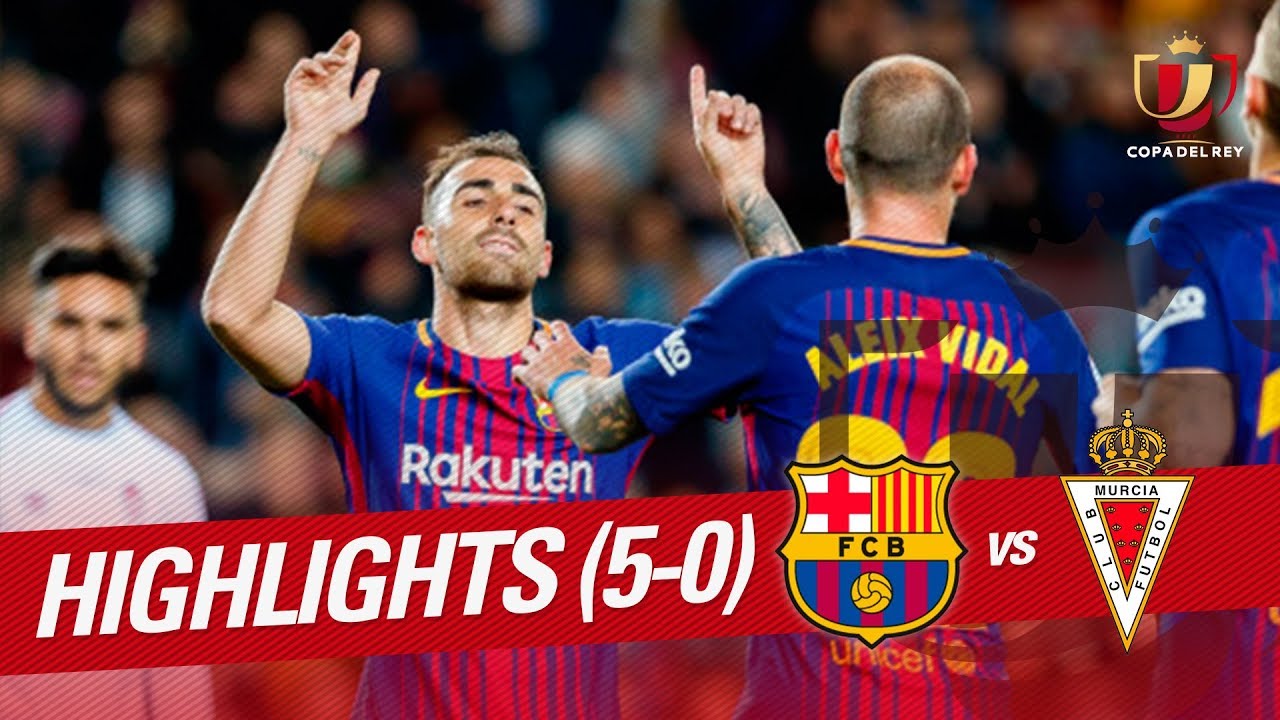 Resumen de FC Barcelona vs Real Murcia  (5-0)