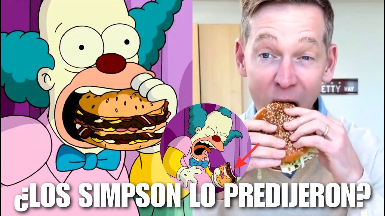 LOS SIMPSON LO PREDIJERON, el DUE&Ntilde;O DEL MCDONALD&acute;S NO QUIERE COMER sus PROPIAS HAMBURGUESAS