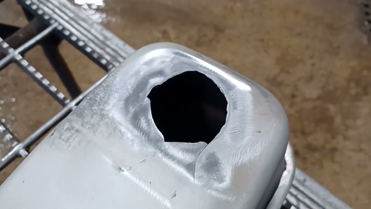 John Deere muffler repair