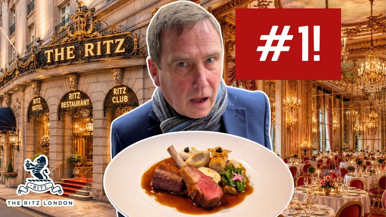 I Review The UK's BEST Restaurant! The Ritz!