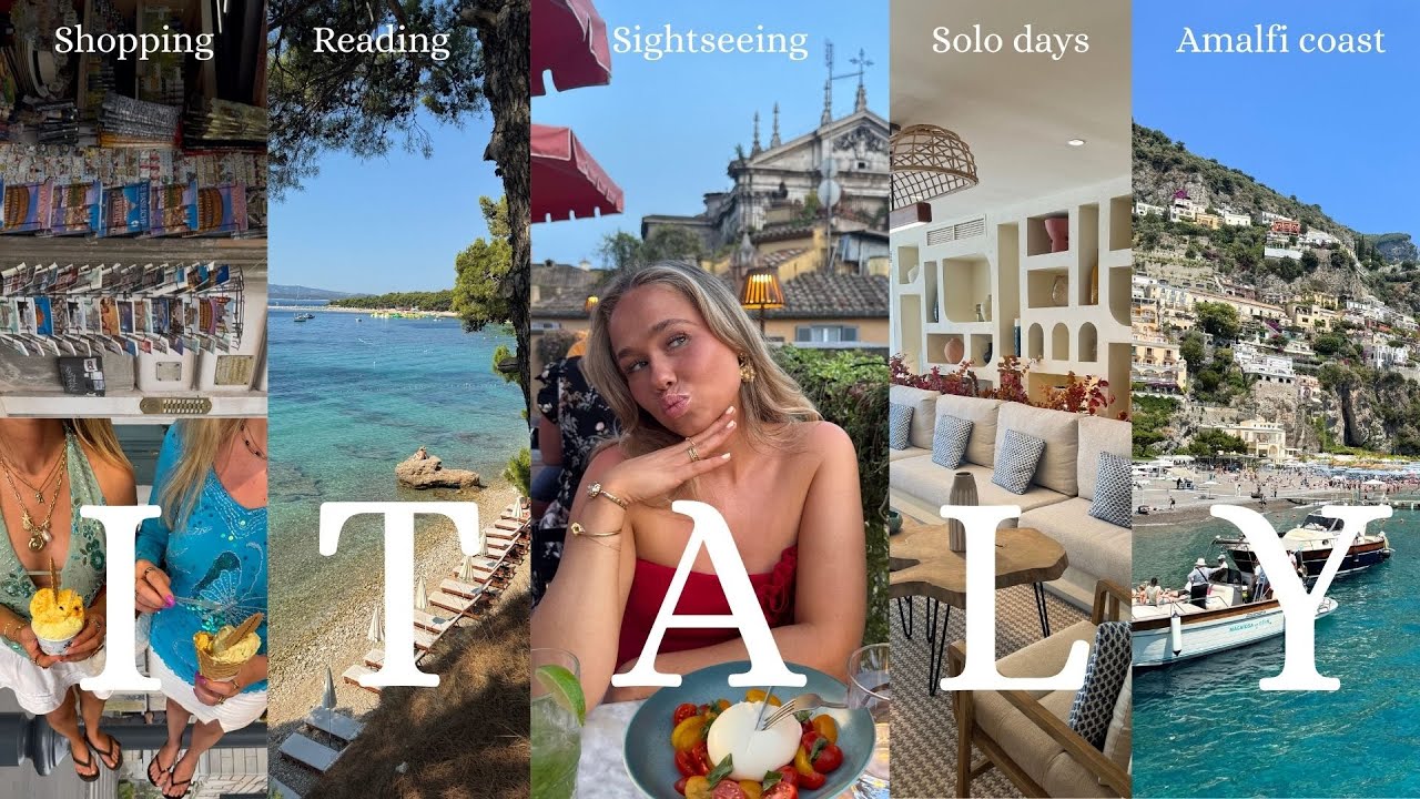Living la dolce vita in Italy 🇮🇹✨🍋 | Amalfi Coast | shopping | exploring Rome | solo days | friends