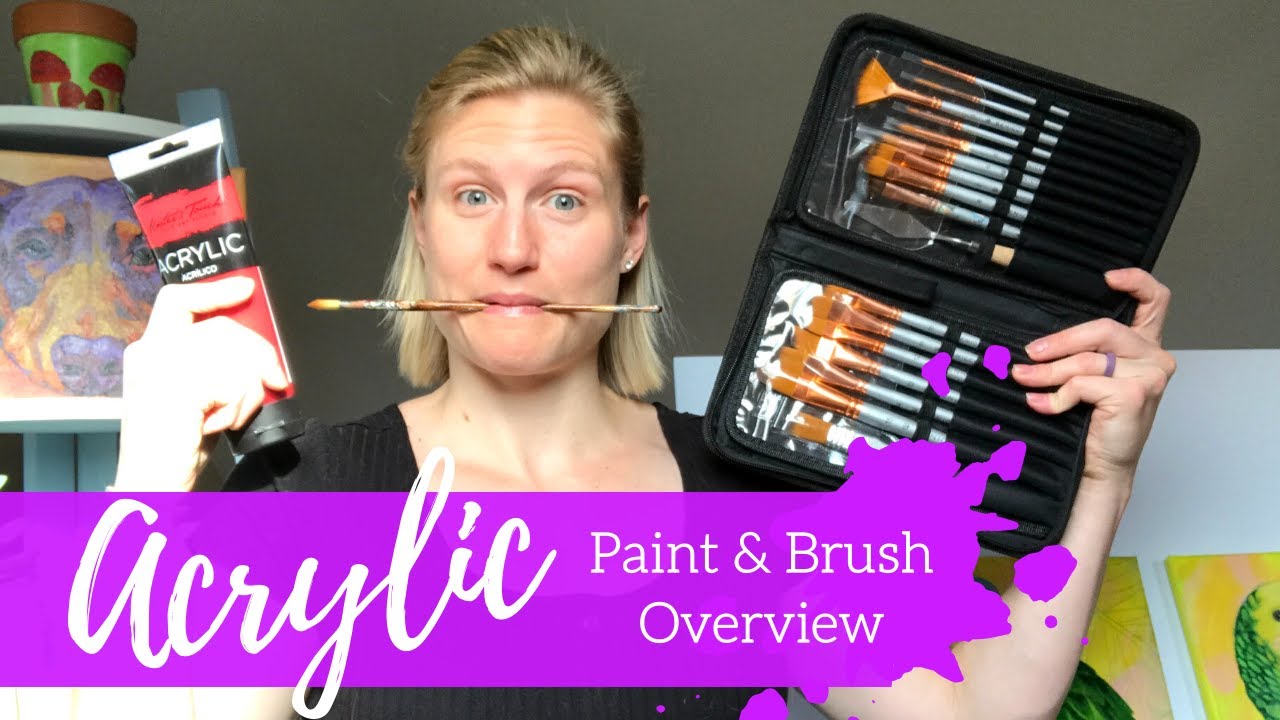 What I WISH I knew about Acrylic Paint and Brushes 🎨