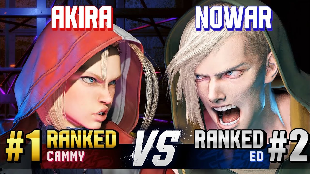 SF6 ▰ AKIRA (#1 Ranked Cammy) vs NOWAR (#2 Ranked Ed) ▰ High Level Gameplay