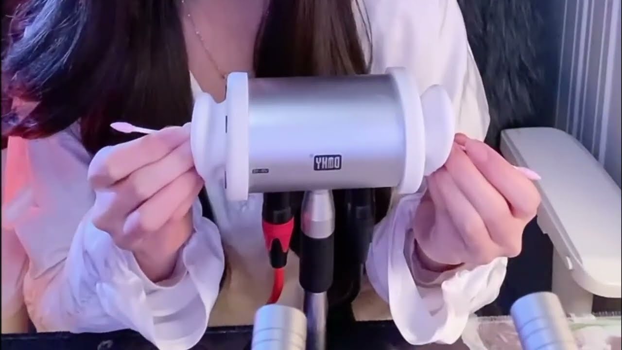 Deep Ear Cleaning ASMR: Feather Strokes, Head Wash & Bubbling Sounds for Sleep & Relaxation
