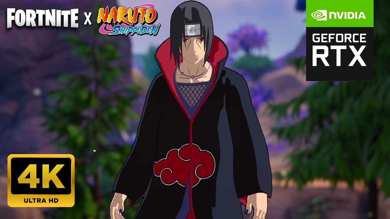 Itachi Uchiha 4K Gameplay | FORTNITE x NARUTO | CH7