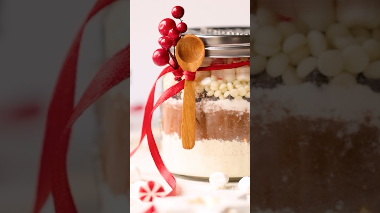 Hot Chocolate Mix in a Jar✨Cute DIY #Christmas Gift ☺️