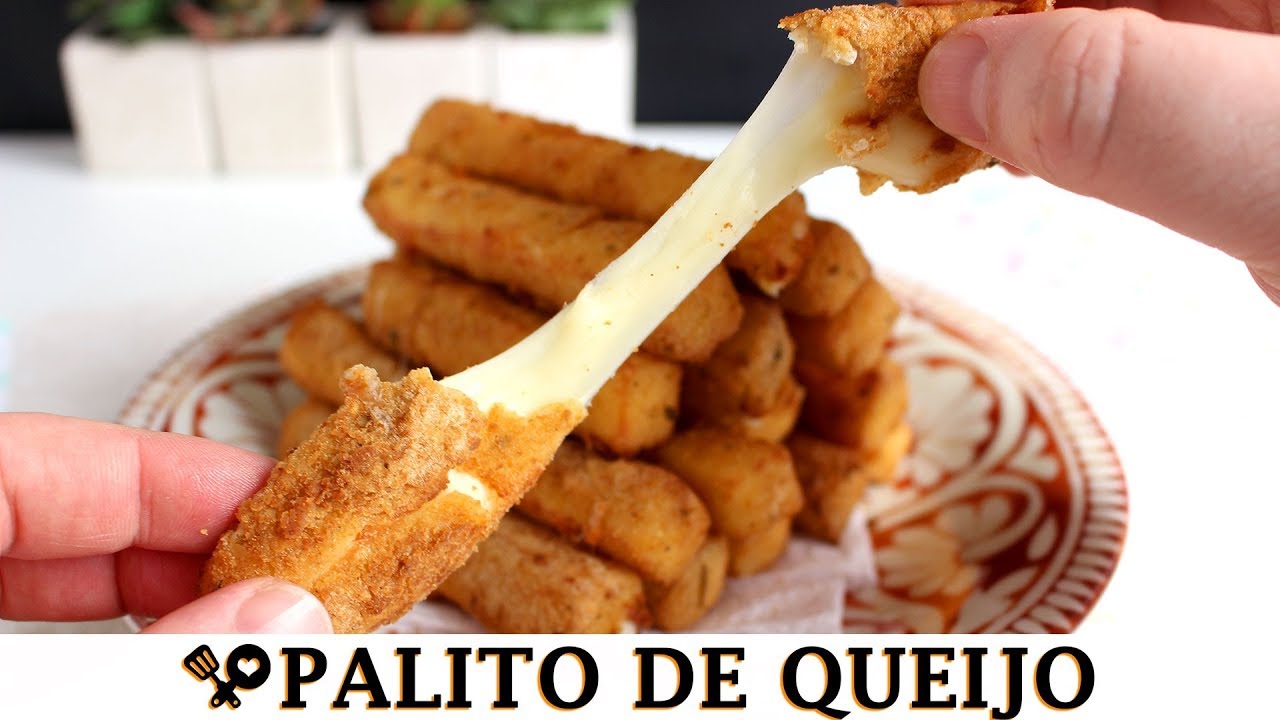 PALITOS DE QUEIJO MUITO FÁCIL - RECEITAS QUE AMO