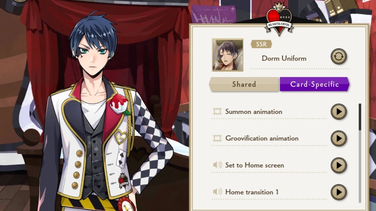 [TWST] Deuce Spade Dorm Uniform Voice Lines