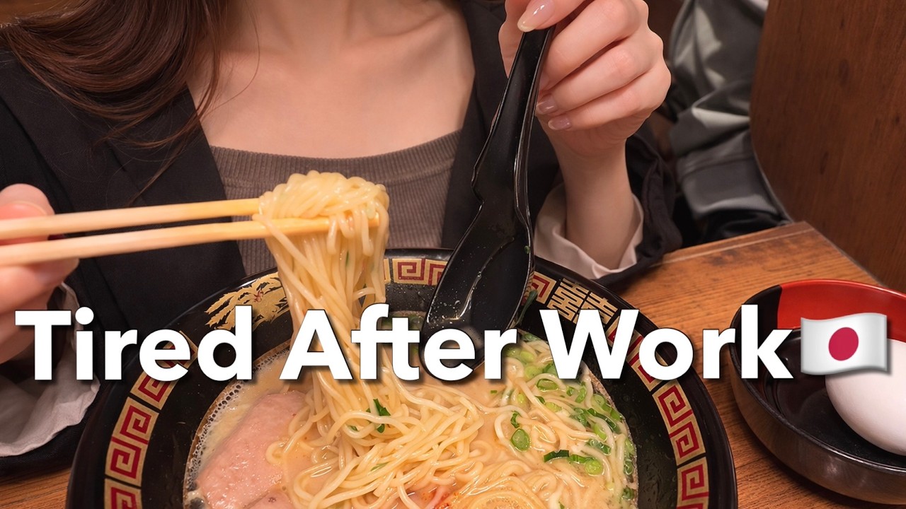 A Lonely Night in Japan | Ichiran Ramen & Manga Cafe Vlog