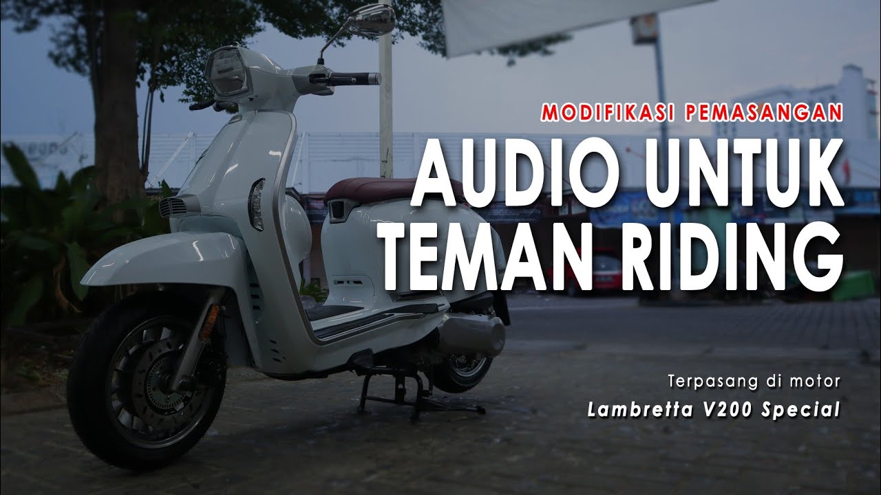 Modifikasi Motor Lambretta V200 Special - Duta Auto Solution