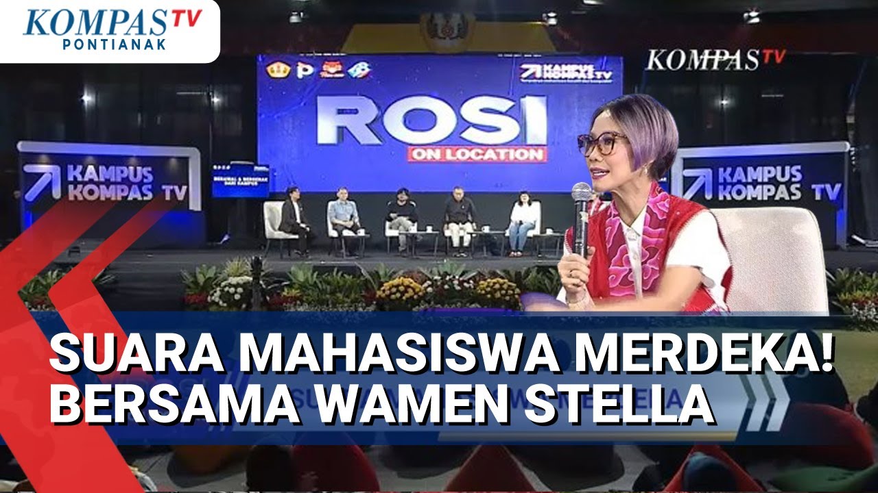 Dari Kampus untuk Negeri! Wamen Stella & Ferry Irwandi di Forum Suara Mahasiswa Merdeka I Rosi