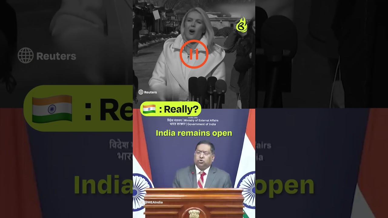 India replies to USA's claims on 🇷🇺 oil! #briefchaat #indiangovernment #indiaustradedeal #viral