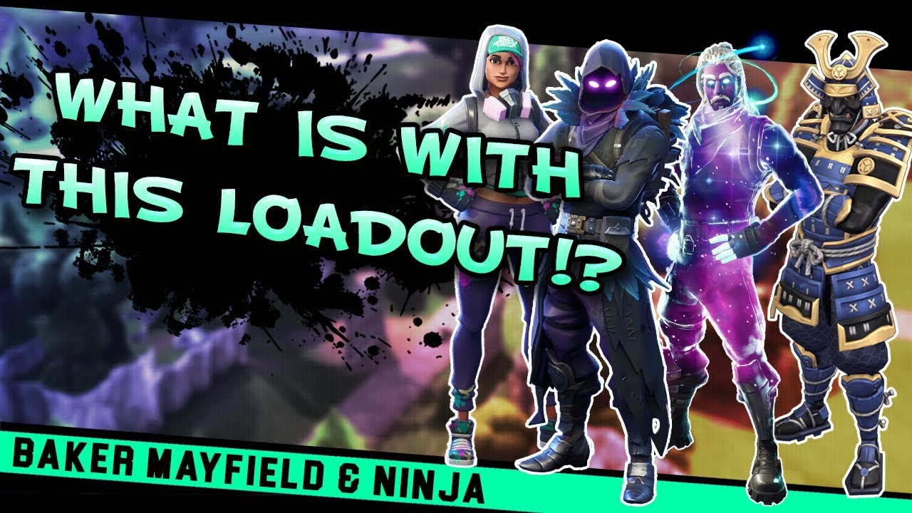 Fortnite - What is with this loadout!? ft. Ninja, Baker Mayfield, & Kyle - August 2018 | DrLupo