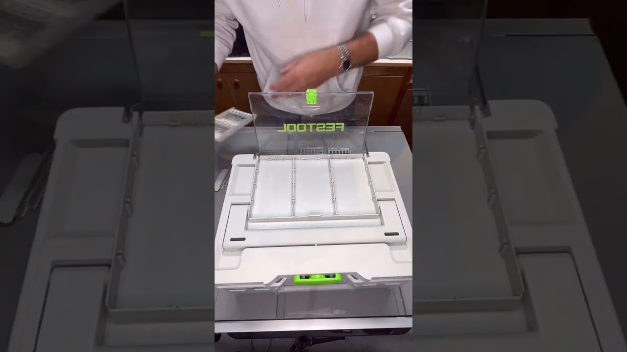 Festool bit cassettes paired with the new CXS18