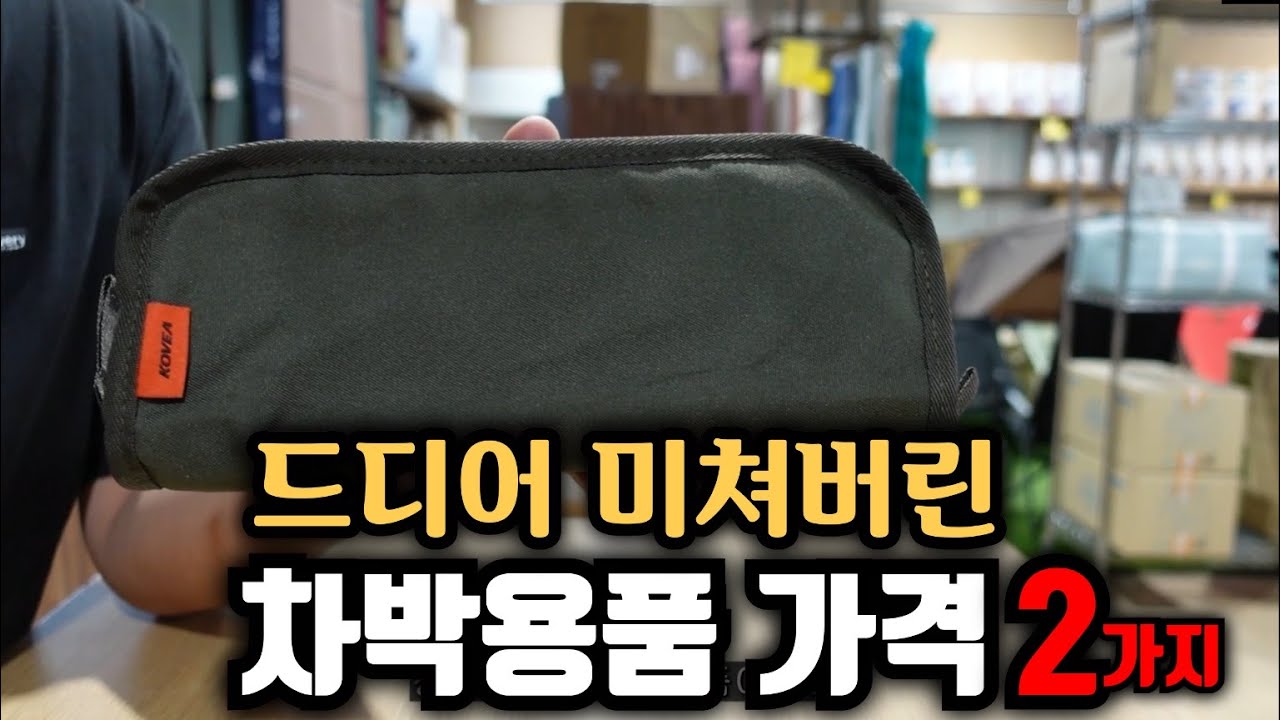드디어 미쳐버린 차박 용품 가격 2가지