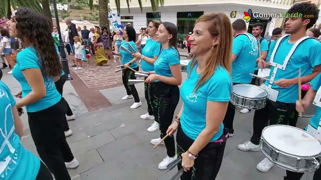 Batucada Naymá en la Plaza de Vallehermoso