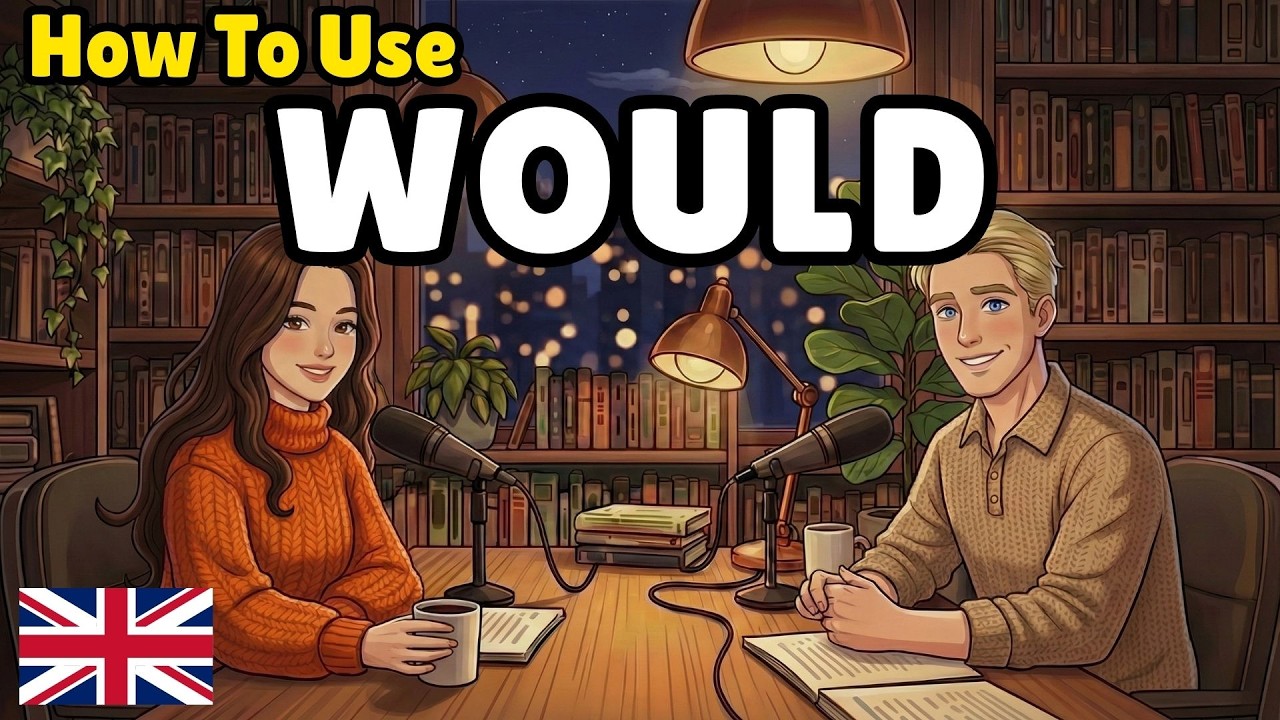 How to Use WOULD in English | English Conversation Practice