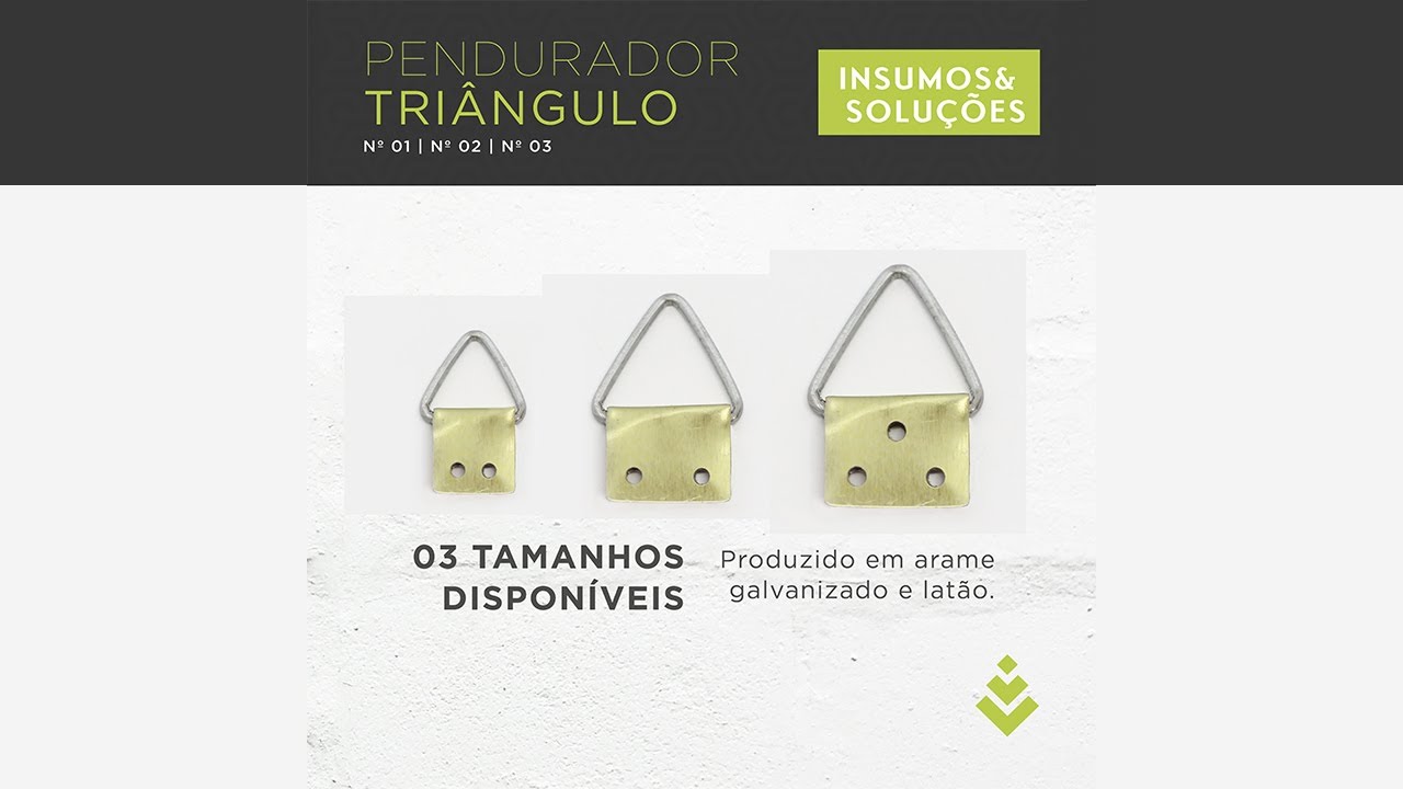 Como pendurar quadros usando pendurador tipo triângulo da Ruberti