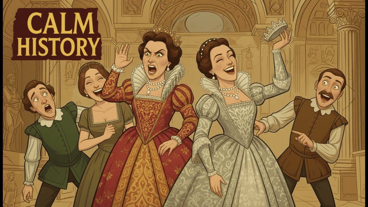 Why Elizabeth I Feared Mary Queen of Scots |Two Queens, One Crown | Calm History #history #darkstory