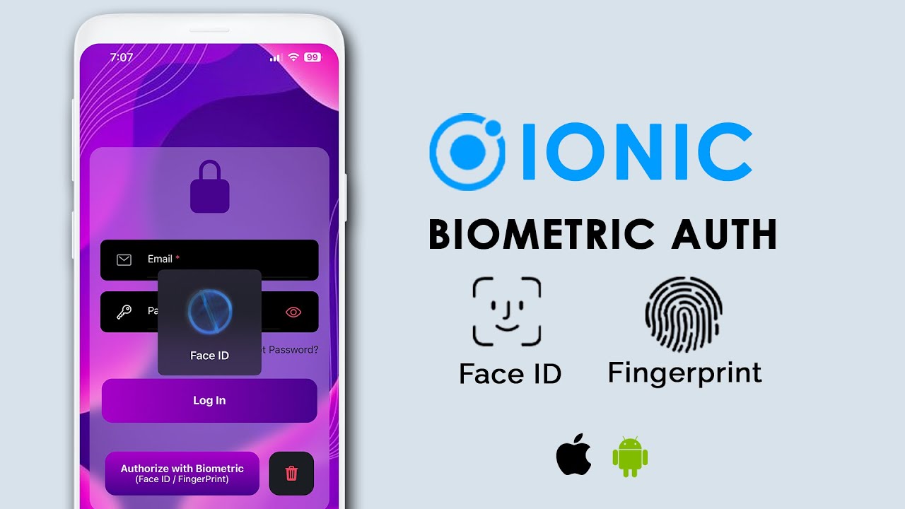 Ionic Biometric (FaceID / FingerPrint) Authentication