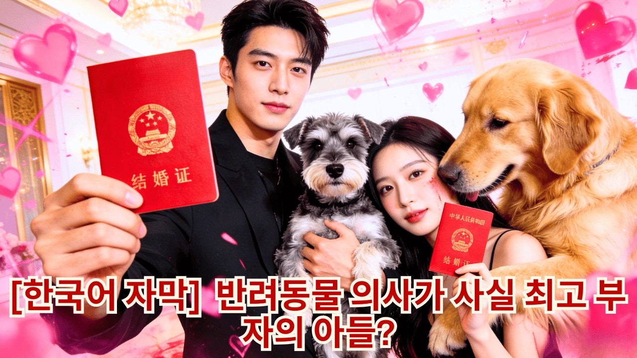 중매 결혼을 피하려고 애완동물 의사와 결혼했는데, 결혼식 현장에서 그의 억만장자 아빠가 헬리콥터에서 내렸다.. #Minidrama #drama #촌극