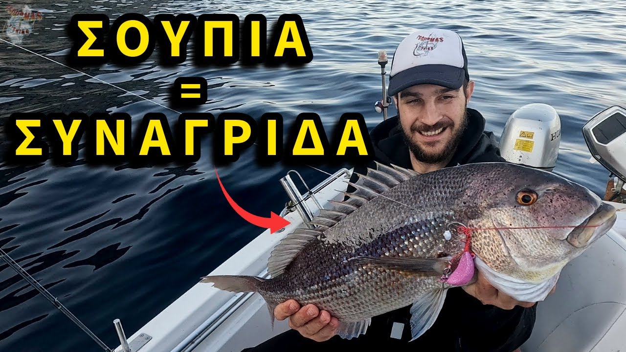 Slow Jigging για Τονάκι & Σουπιά για Συναγρίδα | Tsourmas Fishing