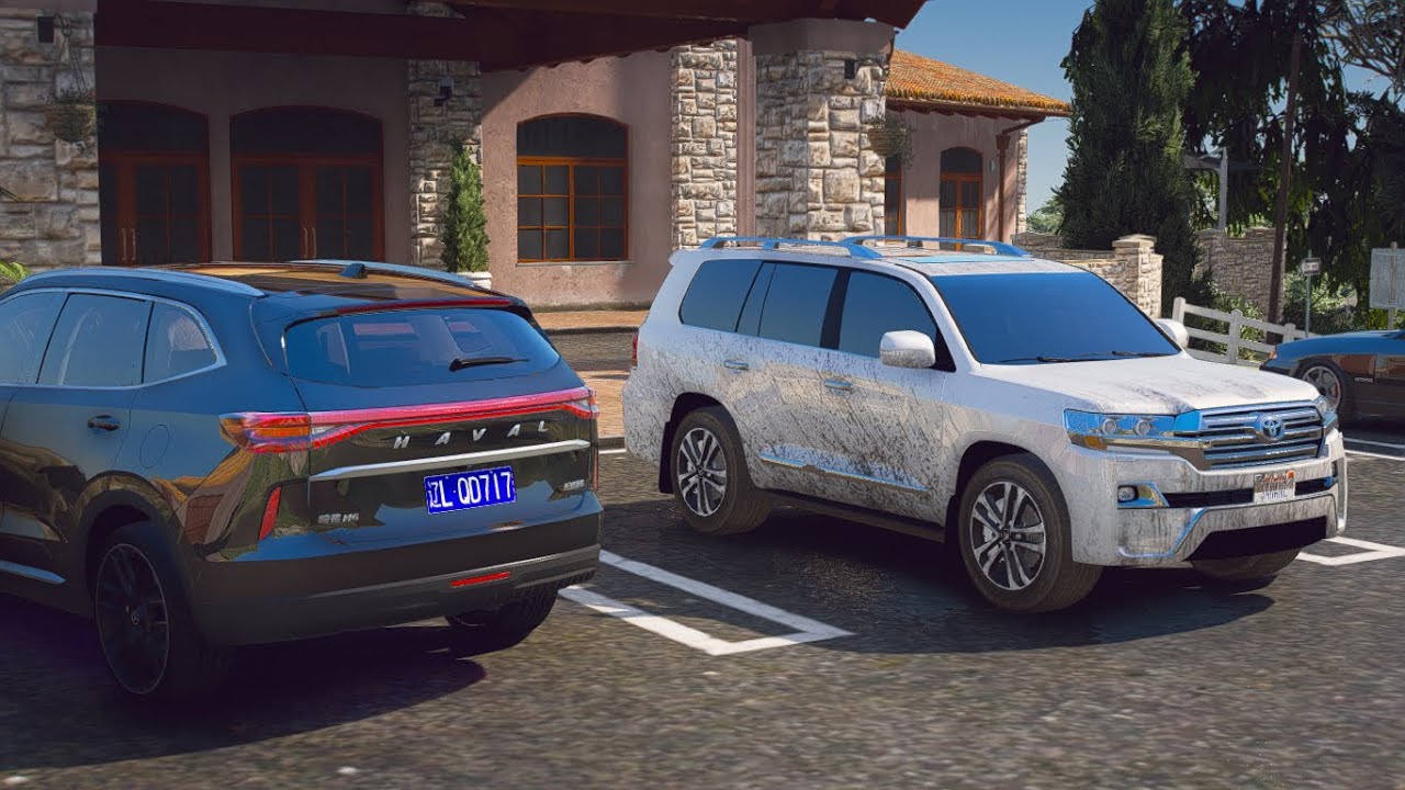 Dirty Land Cruiser V8 and Haval H6 Driving | Gta 5