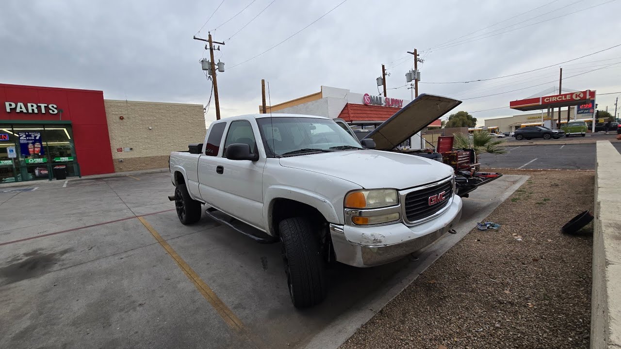 ⁰² ⁰⁷ gmc sierra 5.3 como cambiar el motor de arranque y cambio de aceite