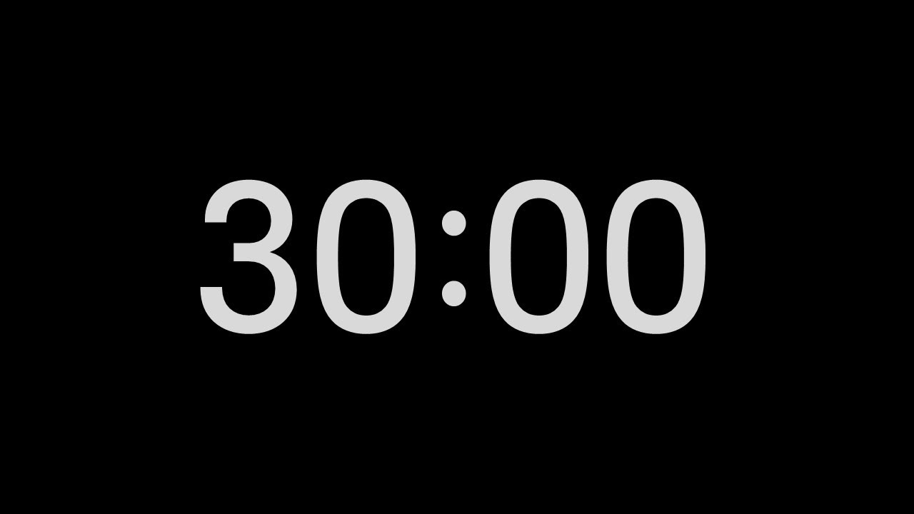 30 Minute Timer / 30분 타이머
