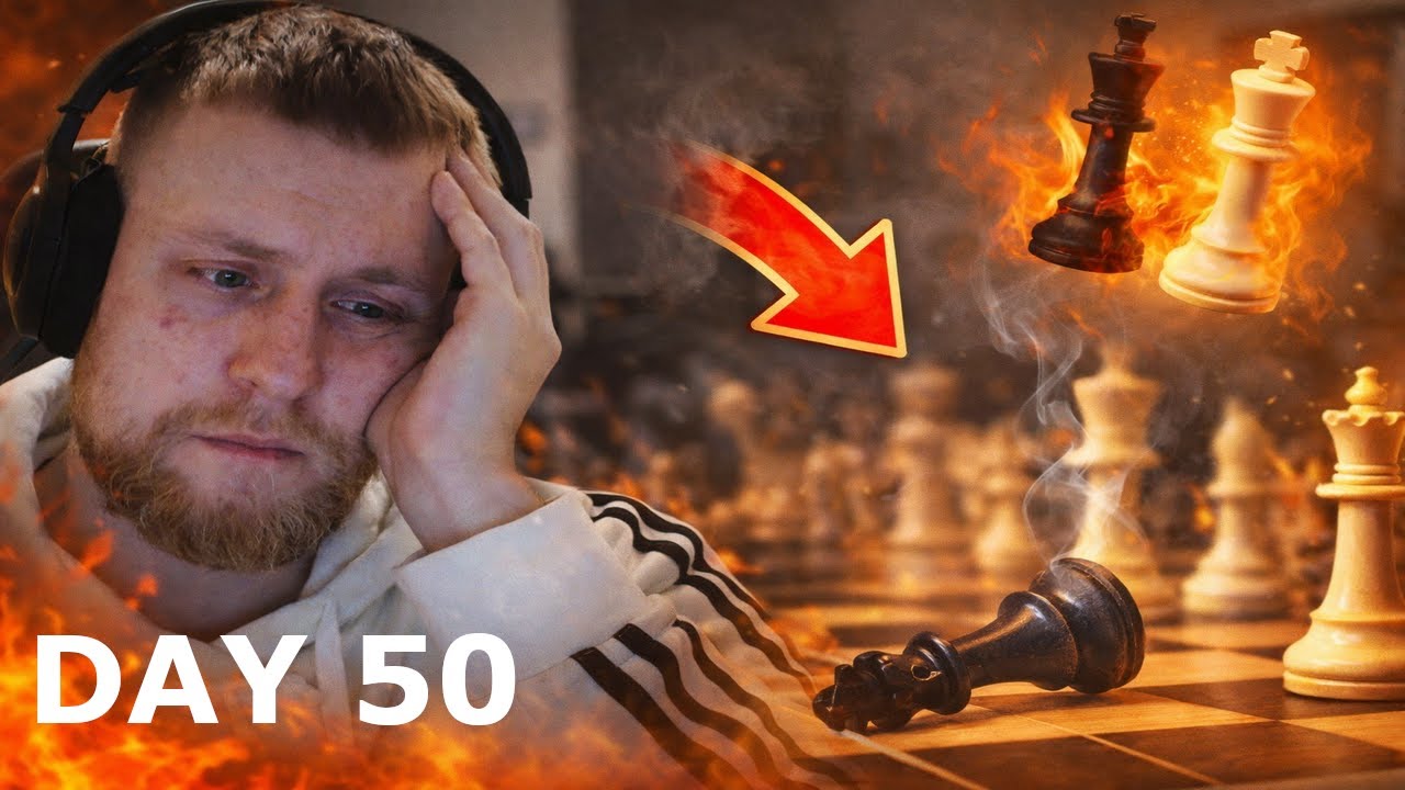 GORZEJ BYĆ NIE MOGŁO! - Od zera do szachowego MISTRZA [DAY 50]
