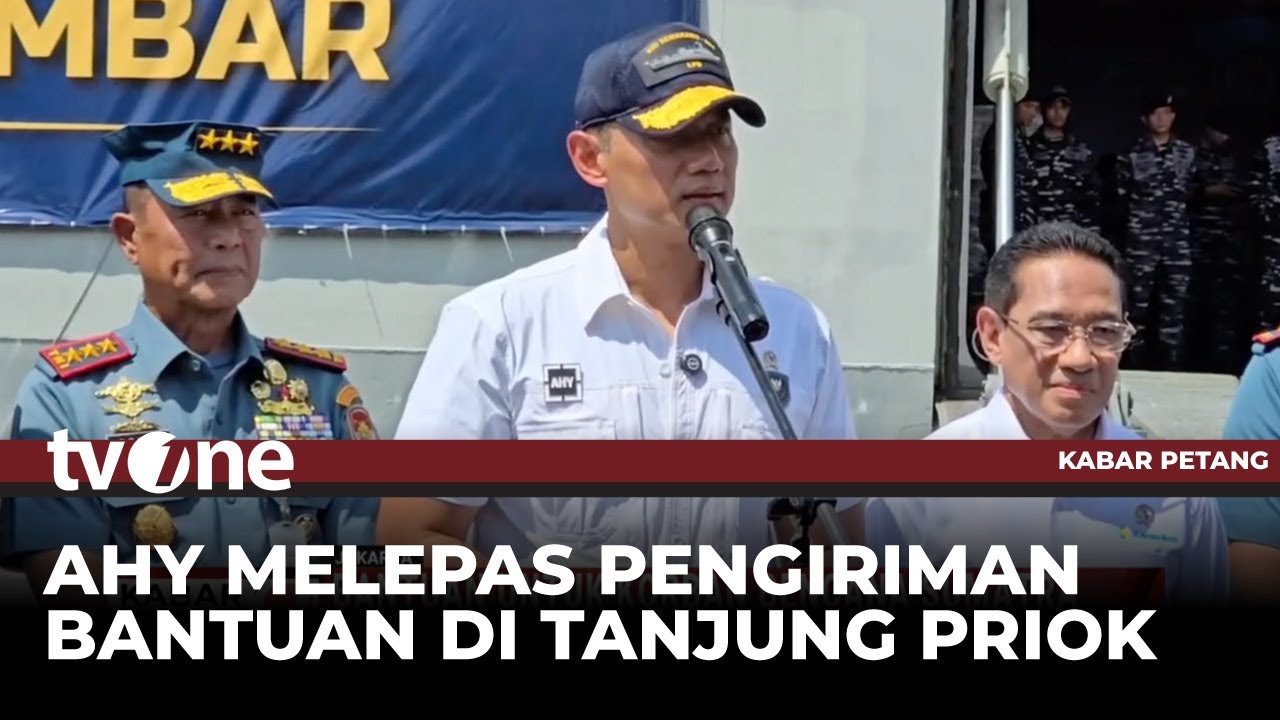 Menko AHY Lepas Pengiriman Bantuan Ke Sumatra | Kabar Petang