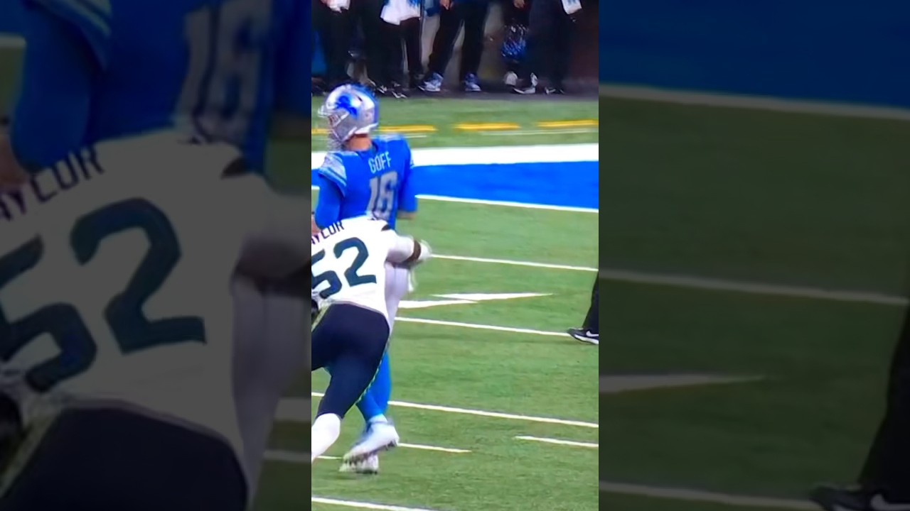 Seahawks LB #52 Darrell Taylor with a crazy late hit on the QB. ☹️🤬🫣