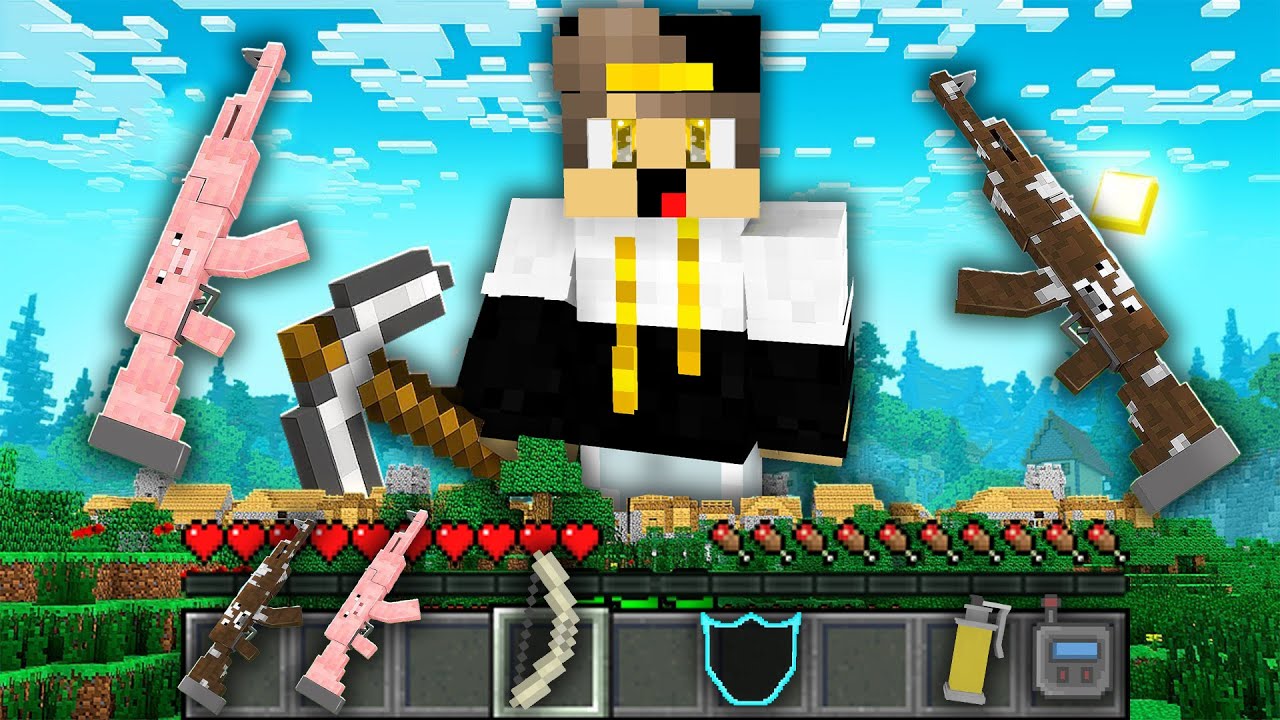ماين كرافت ولكن ممكن احول اي وحش الي سلاح ( اسلحة رهيبة ) 😲😲