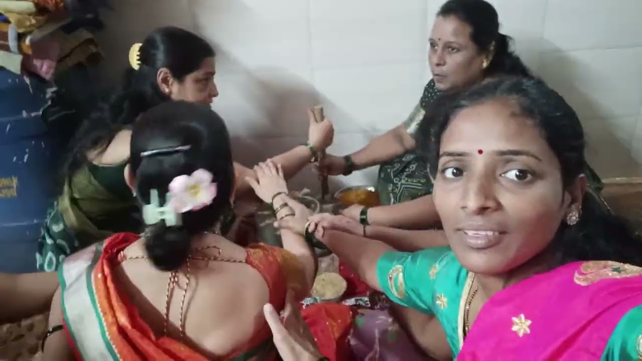 लग्नाची तयारी ❤️ हळद फुटली... सुवासिनींचा दंगा.... लेक चालली सासरला... #weddingvideo #marathivlog 