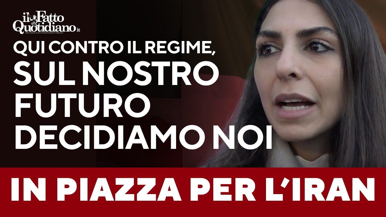 In piazza per l'Iran: "Contro regime sanguinario, ma sul nostro futuro decidiamo noi"