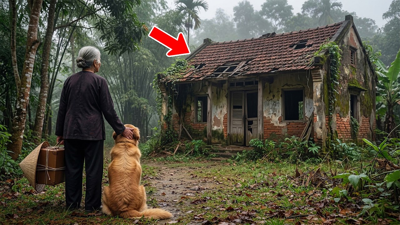 70 tuổi bị đuổi khỏi nhà, bà và chú chó tìm thấy căn nhà hoang — Bí mật dưới sàn đã thay đổi tất cả