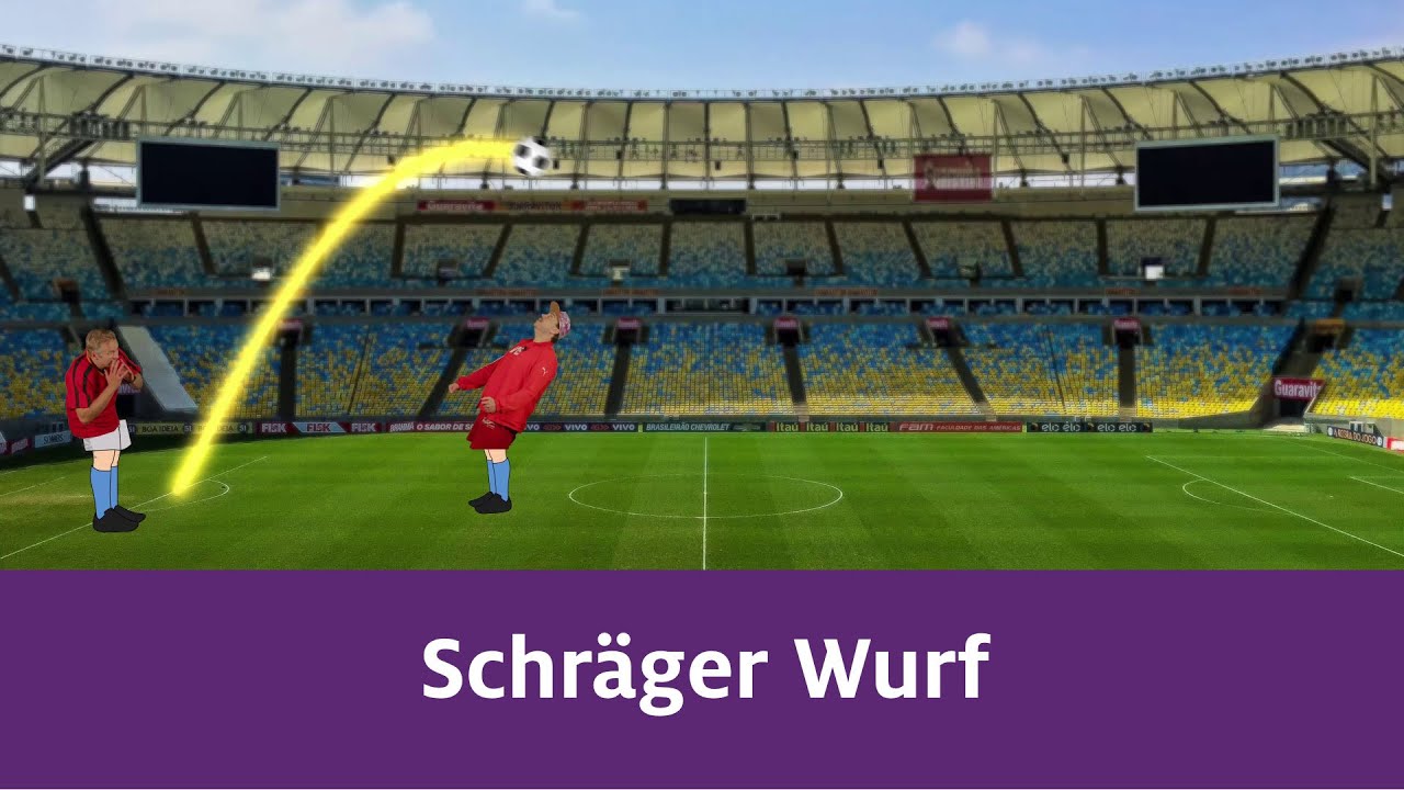 Schräger Wurf