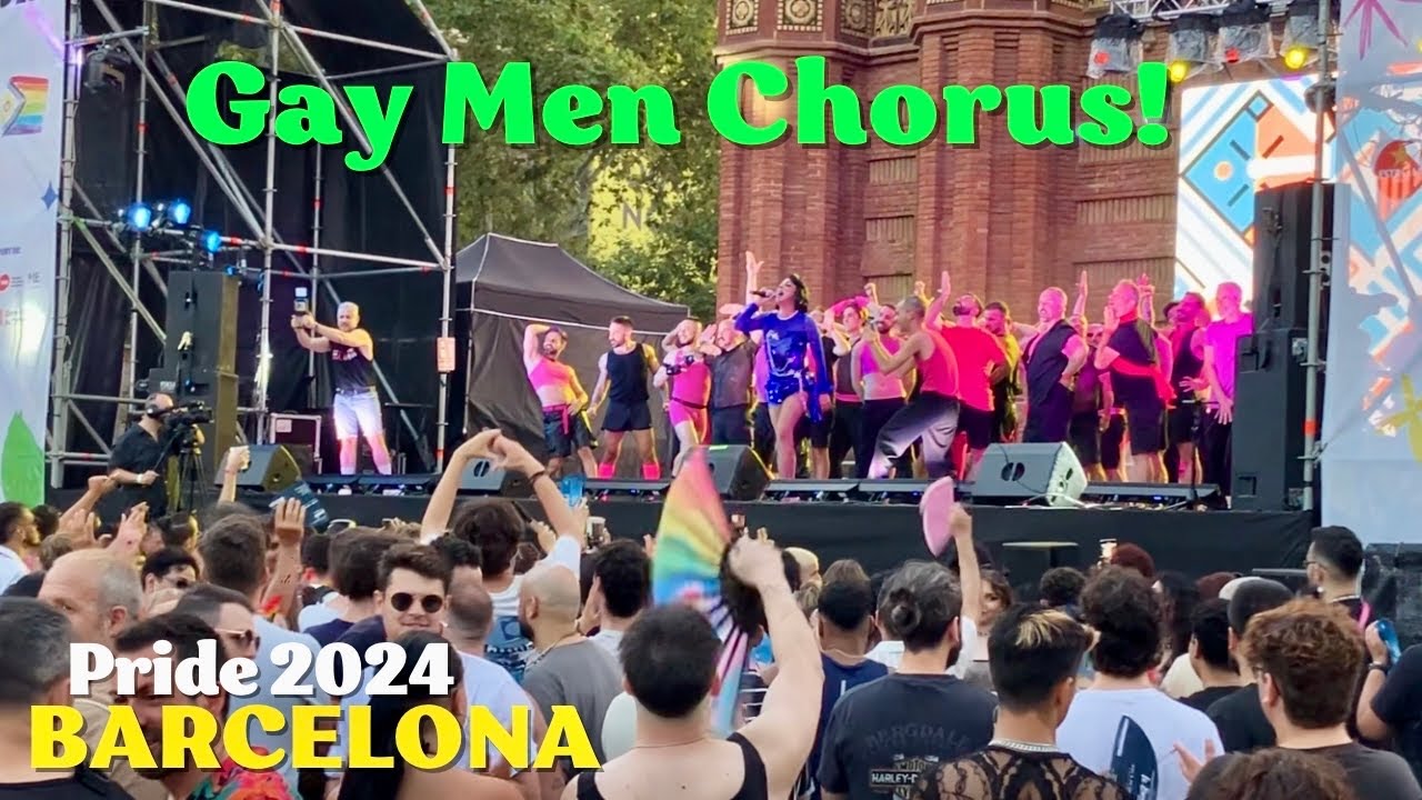 Barcelona Gay Men Chorus for Pride Barcelona 2024 in Spain