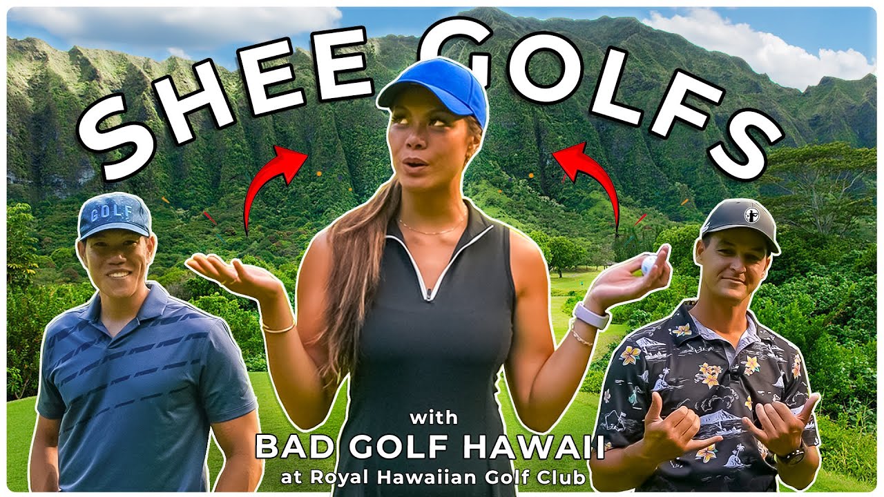 GOLF BATTLE IN HAWAII | KAT SHEE | BAD GOLF HAWAII