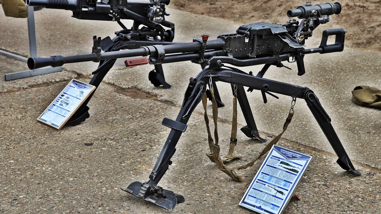 Russian Infantry With NSV Heavy Machine Gun