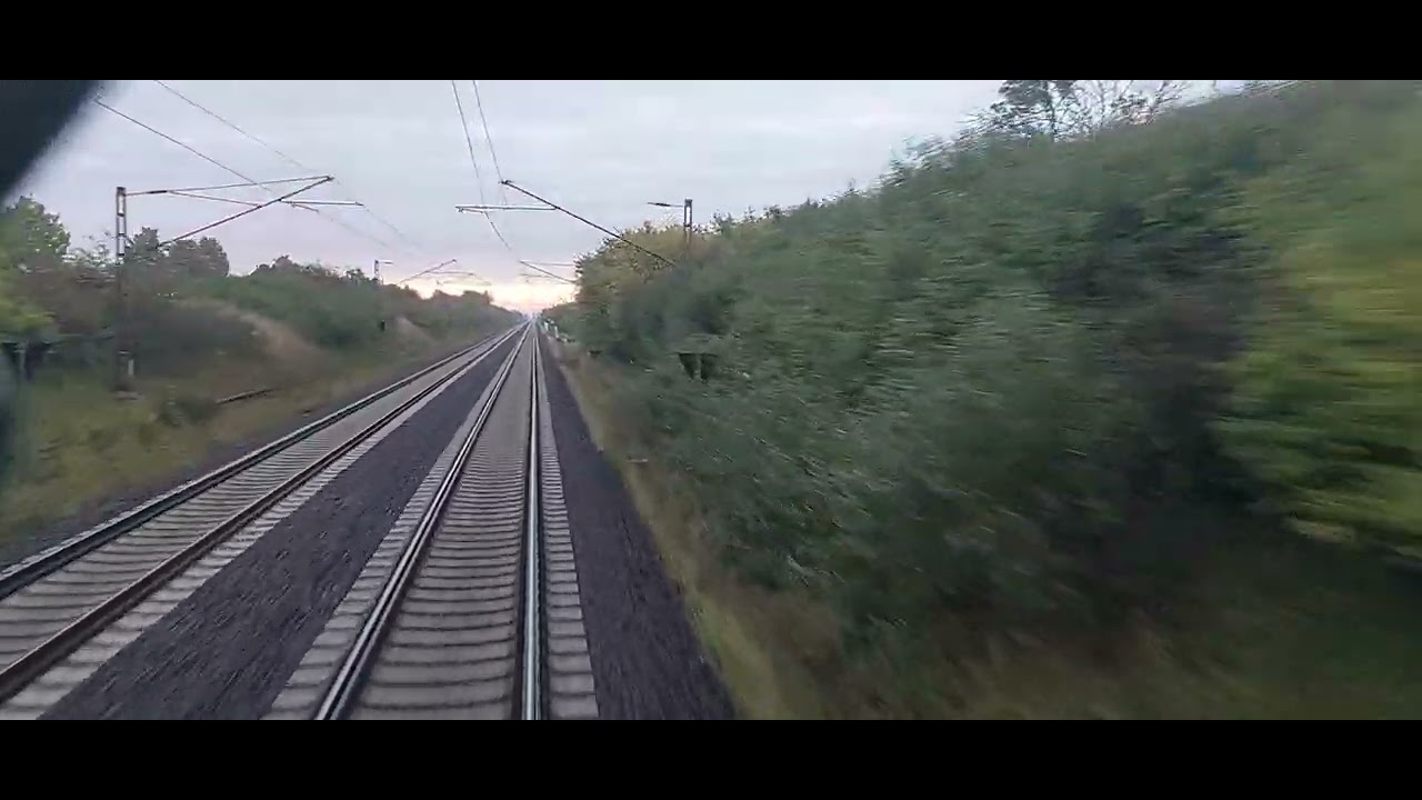 Führerstandsmitfahrt Königsborn nach Leipzig 9.22  | Train ride