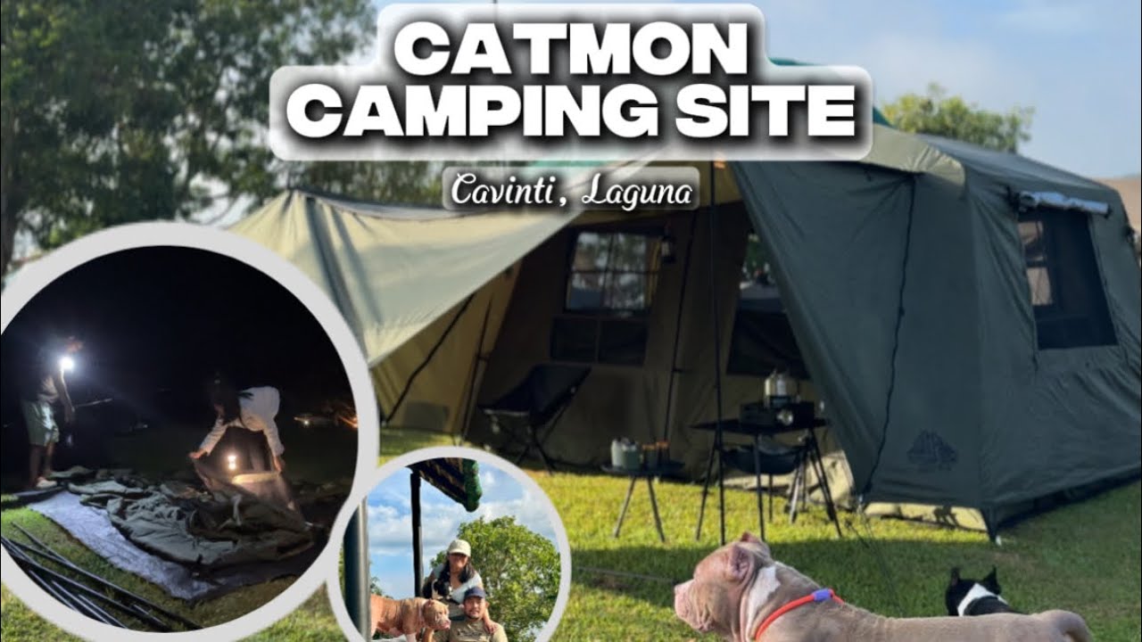 Set Up our Camp at Night | Montana Villa 13 | Catmon Camping Site | Laguna | Camping with Dogs