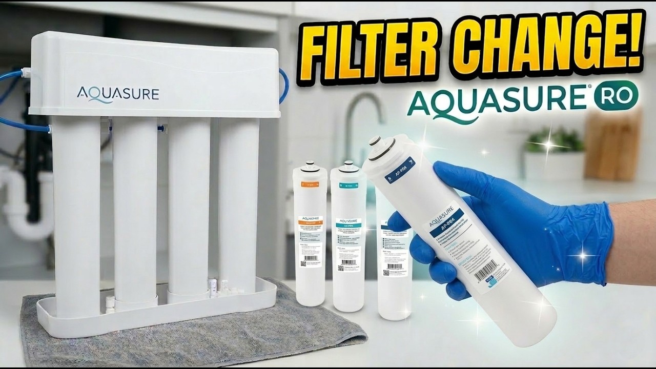 How to Replace Filters on an Aquasure Reverse Osmosis System | Step-by-Step + How It Works