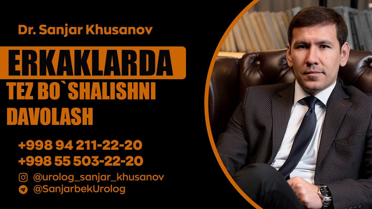 Erkaklarda tez bo'shalishni davolash