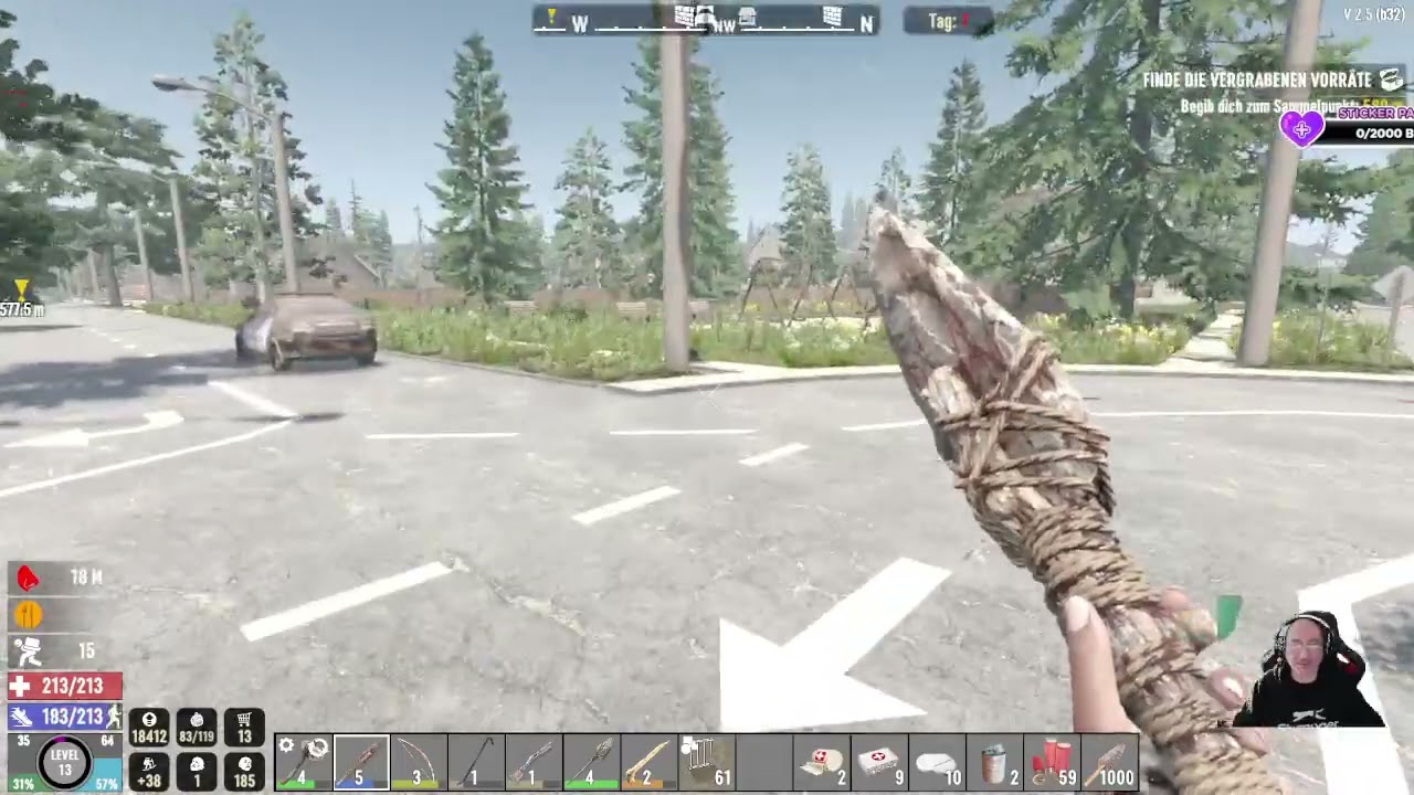 - 7 Days to Die - Cloud Mod- Teil 003 - Gameplay - De/Ger - Steam - Survival - Crafting - Open World